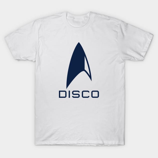 Star Trek: Discovery Disco - Delta (navy) T-Shirt by frankpepito